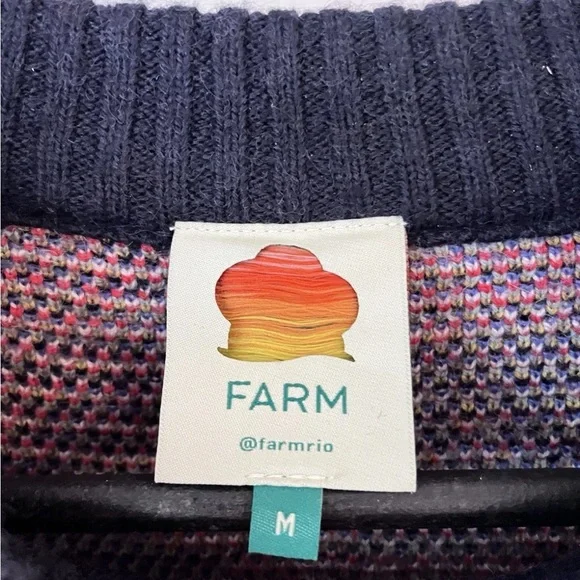 FARM Rio Colorful Floral Macaw Sweater Dress - Picture 11 of 12